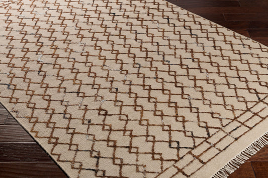 Nettie NET-1002 2' x 3' Handmade Wool Accent Rug