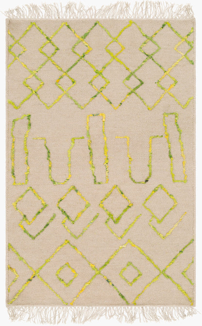 Nettie NET-1004 2' x 3' Handmade Wool Accent Rug