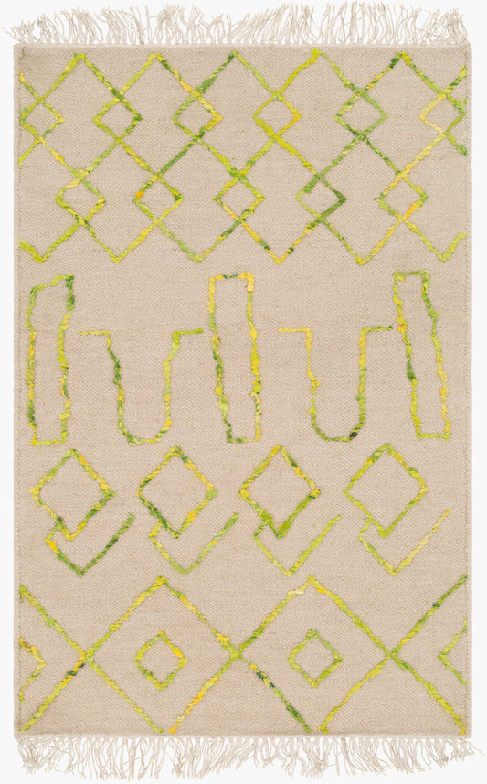 Nettie NET-1004 2' x 3' Handmade Wool Accent Rug