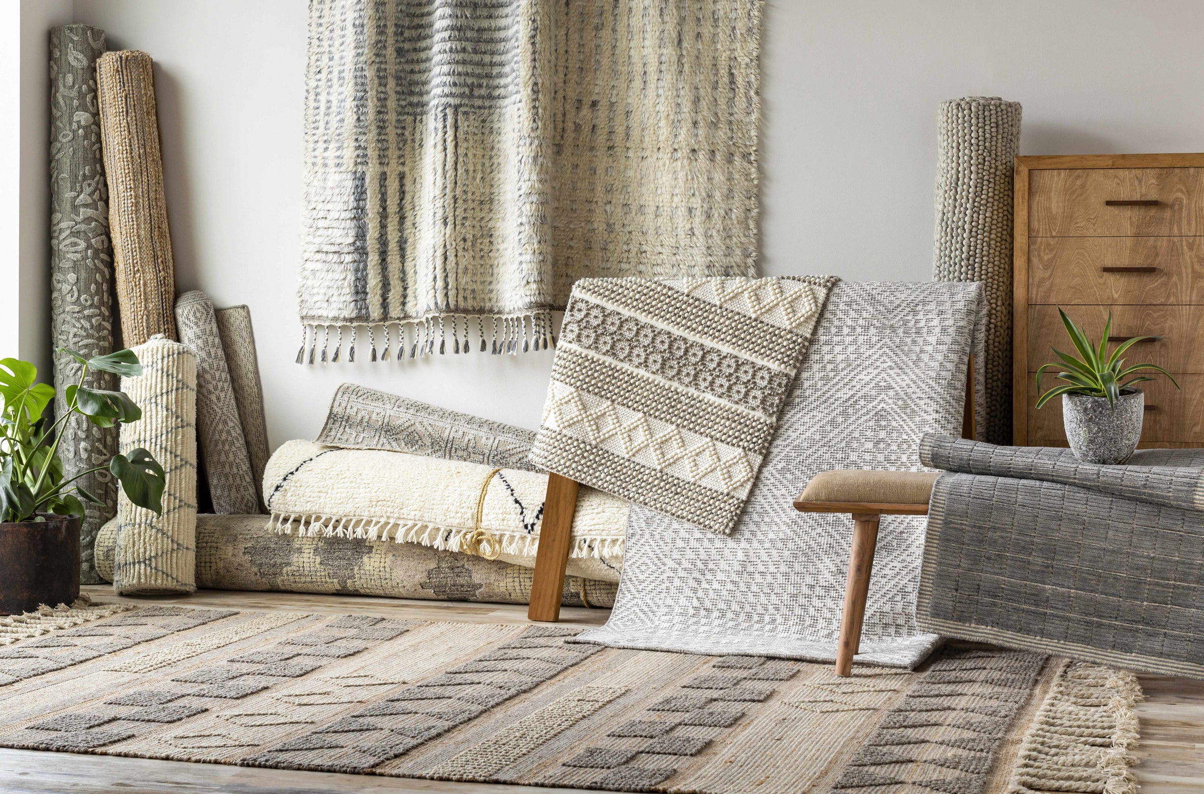 Beni Ourain BON-2300 Hand Woven Rug