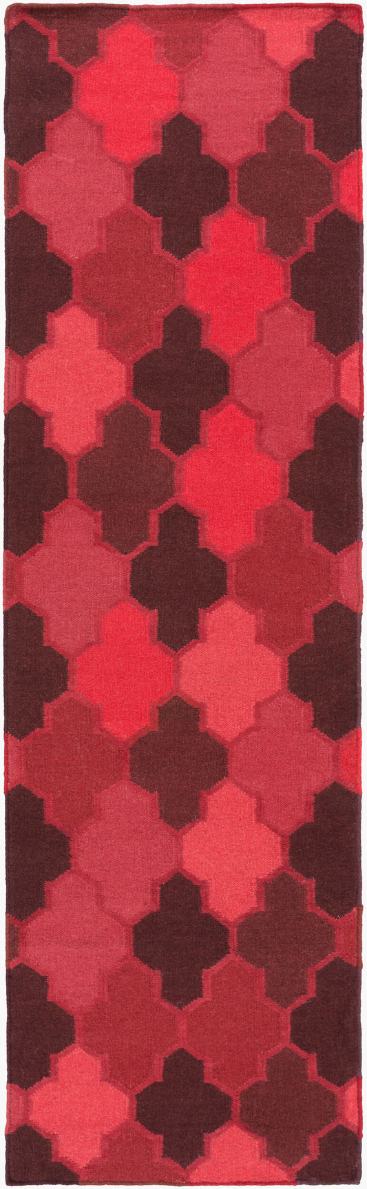 Alfombra de lana hecha a mano Nia NIA-7005 de 2,4 m