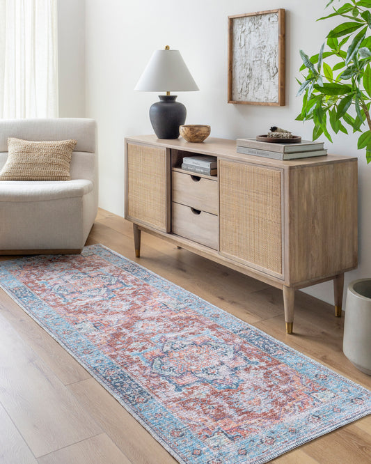 Nolita NLT-2302 7ft Runner Machine Woven Washable Runner Rug