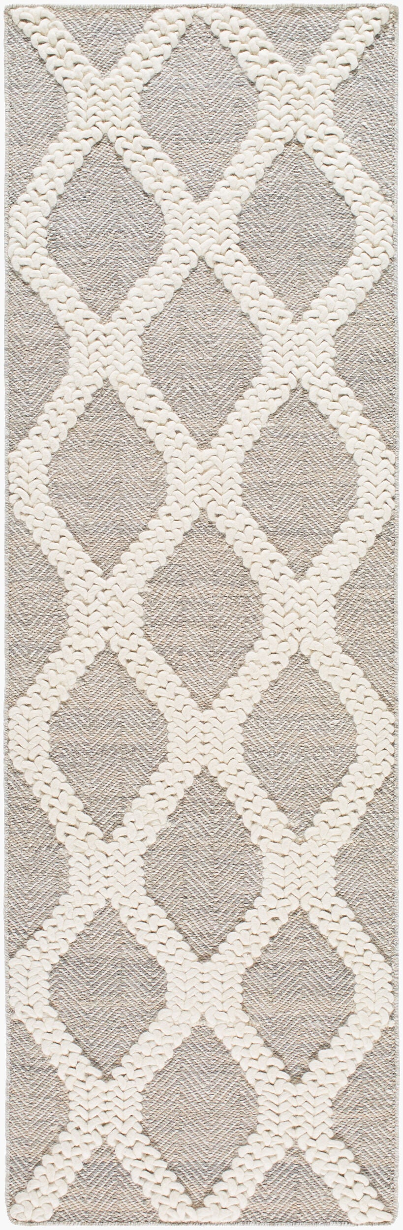 Nina NNA-2300 8ft Runner Handmade Recyled Runner Rug