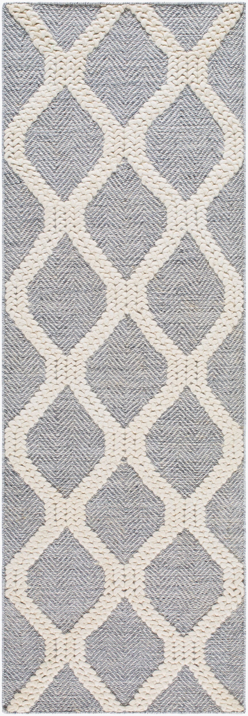 Nina NNA-2301 8ft Runner Handmade Recyled Runner Rug