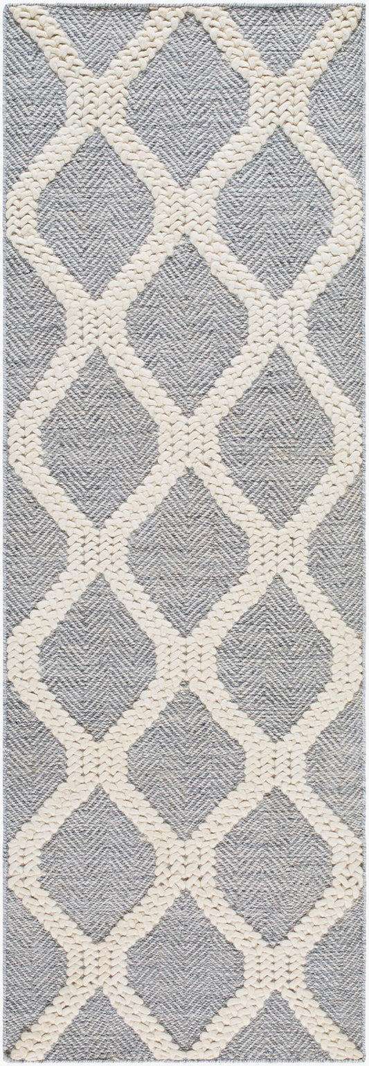 Nina NNA-2301 8ft Runner Handmade Recyled Runner Rug