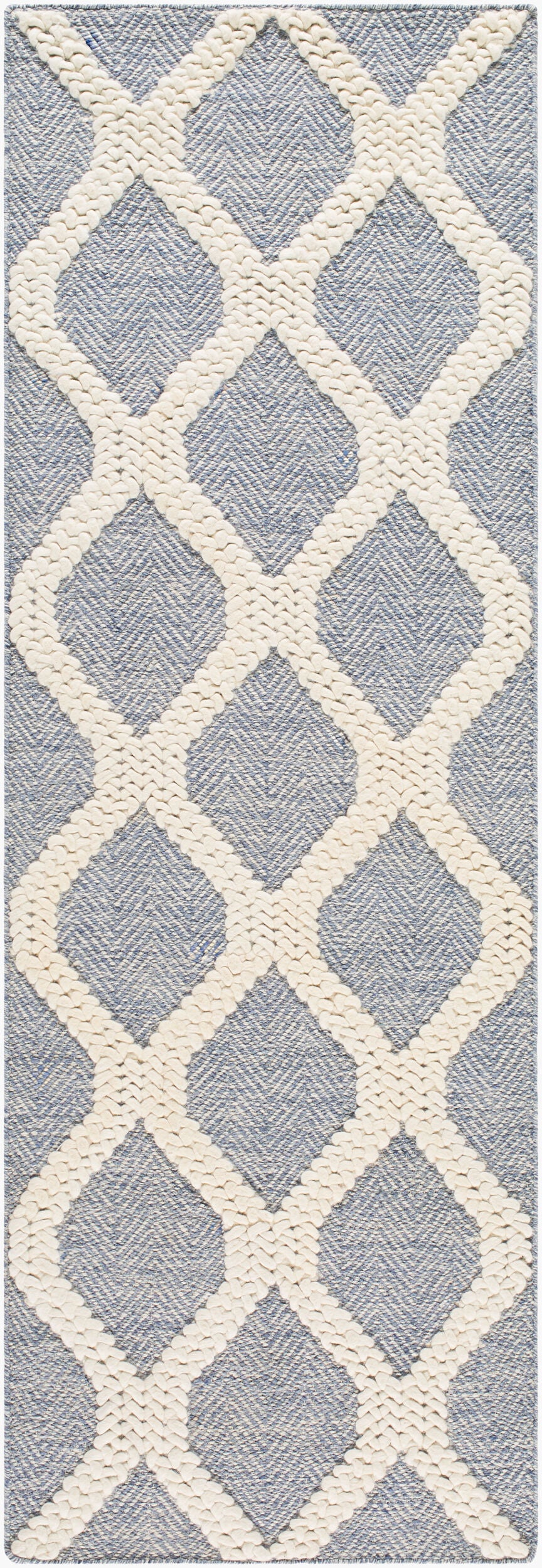 Nina NNA-2303 8ft Runner Handmade Recyled Runner Rug