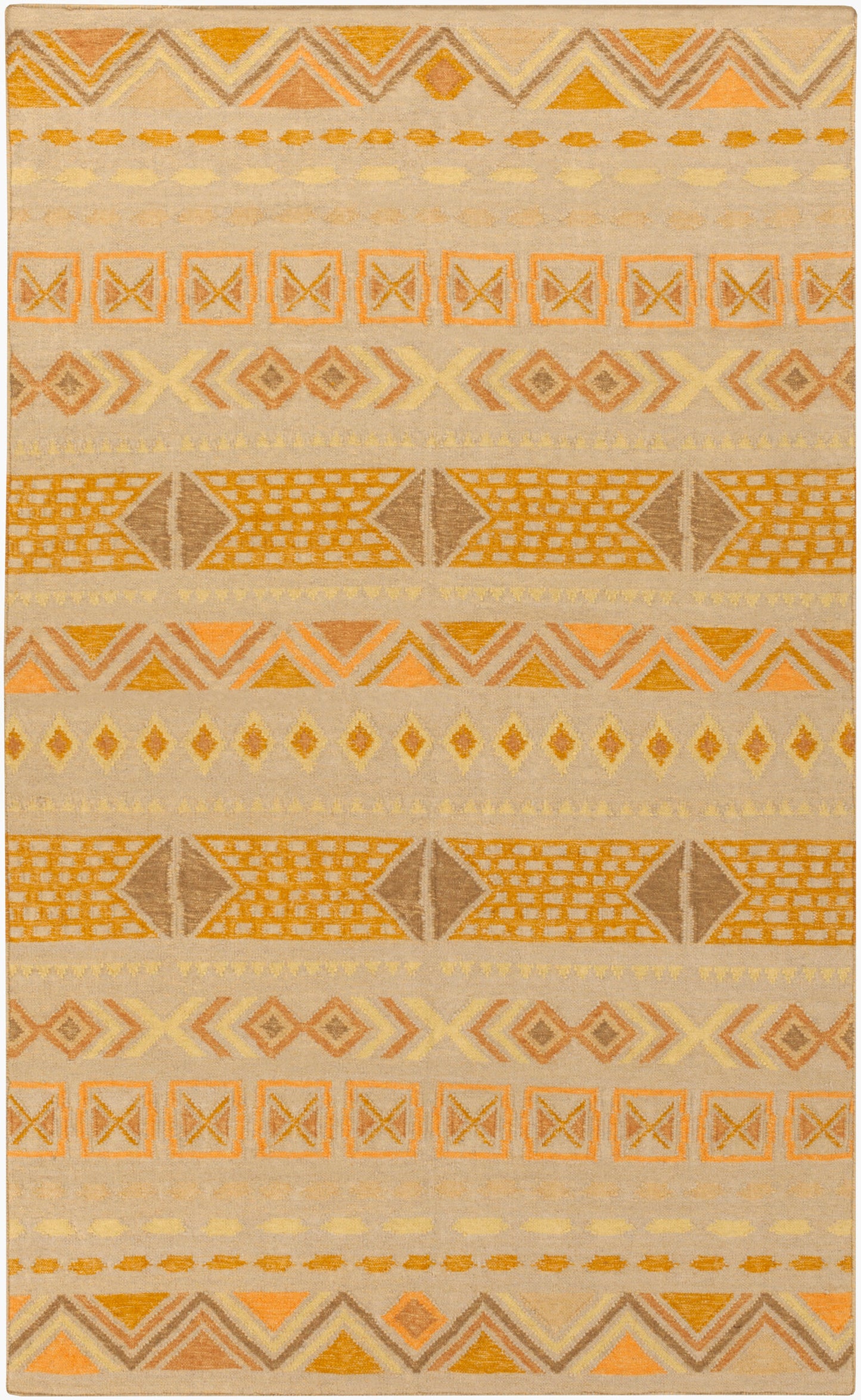 Alfombra de lana hecha a mano Nomad NOD-108 de 2,44 m x 3,34 m
