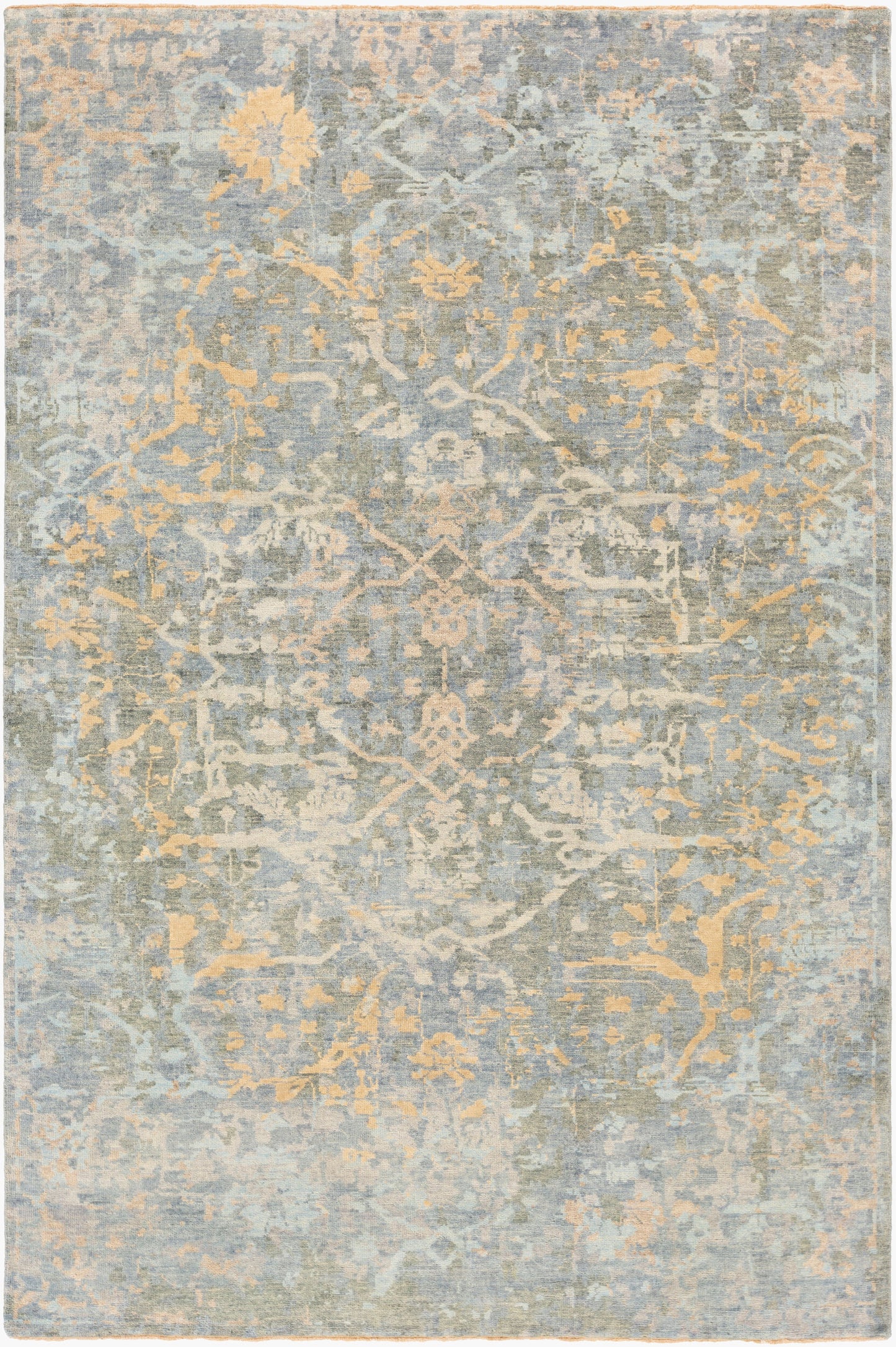 Normandy NOY-8005 4' x 6' Handmade Wool Area Rug