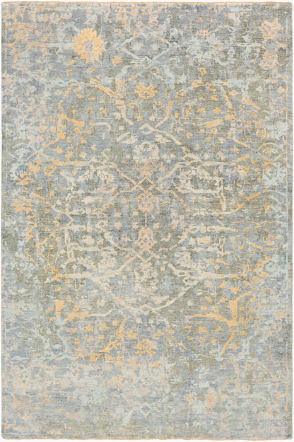 Normandy NOY-8005 4' x 6' Handmade Wool Area Rug