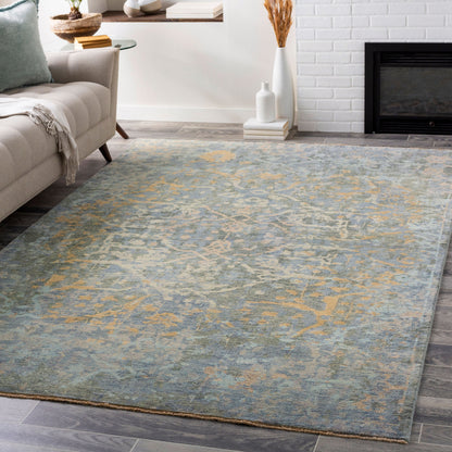 Normandy NOY-8005 4' x 6' Handmade Wool Area Rug