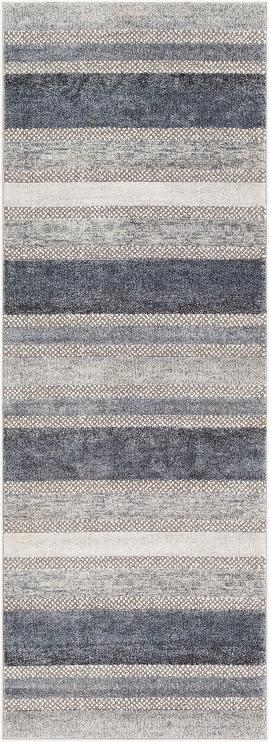 Nepali NPI-2306 7ft Runner Machine Woven Runner Rug