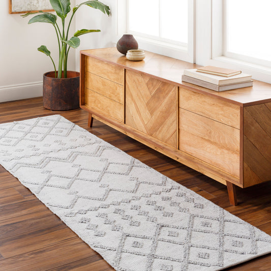 Napoli NPO-2302 8ft Runner Handmade Recyled Runner Rug