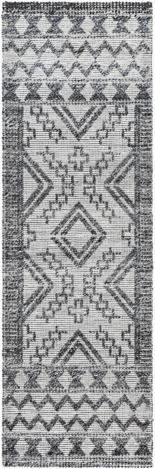 Napoli NPO-2304 8ft Runner Handmade Recyled Runner Rug