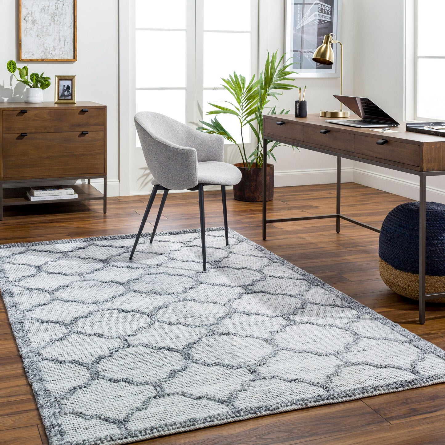 Napoli NPO-2307 5' x 7' Handmade Recyled Area Rug