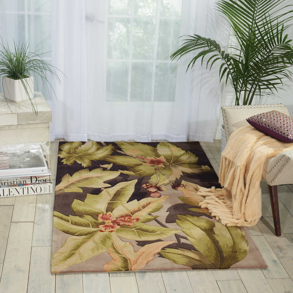 Tropics TS03 Plum Tufted Rug