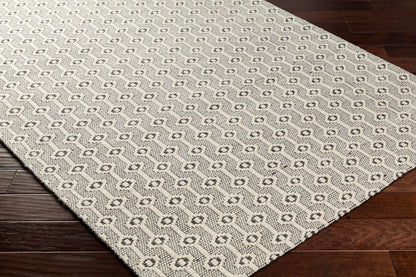 Alfombra de lana hecha a mano Nevada NVD-2301 de 1,52 m x 2,13 m