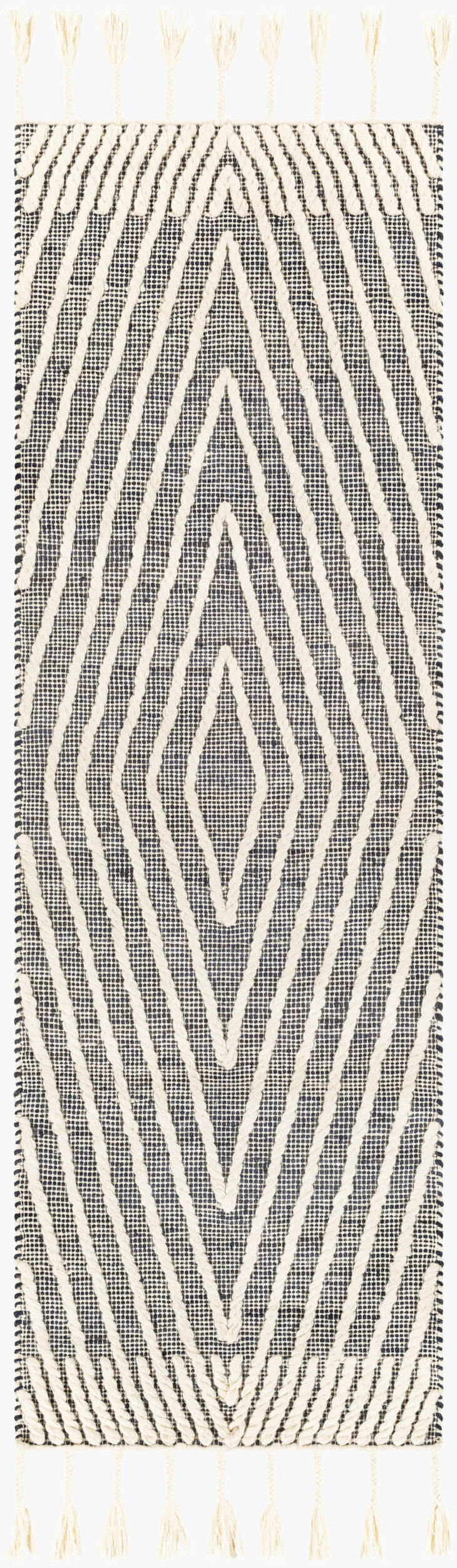 Alfombra de corredor hecha a mano Norwood NWD-2300 de 8 pies