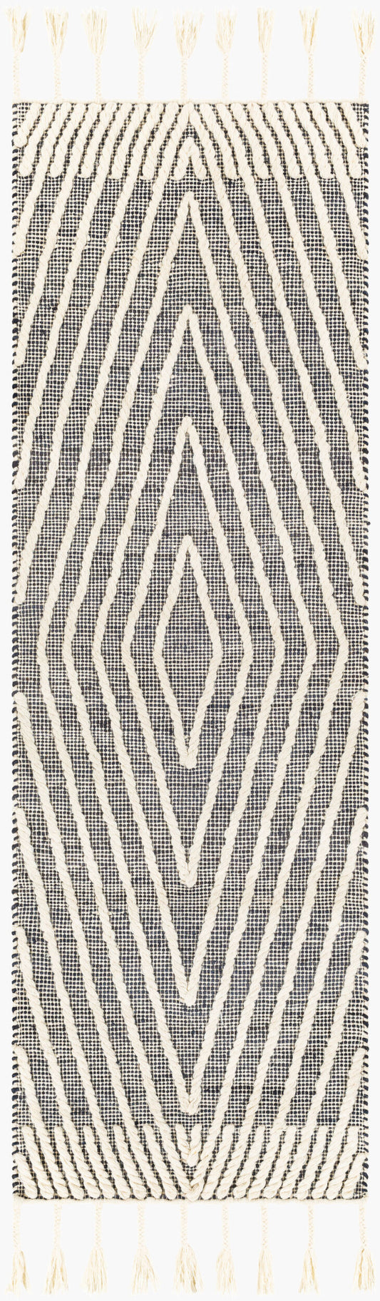 Alfombra de corredor hecha a mano Norwood NWD-2300 de 8 pies