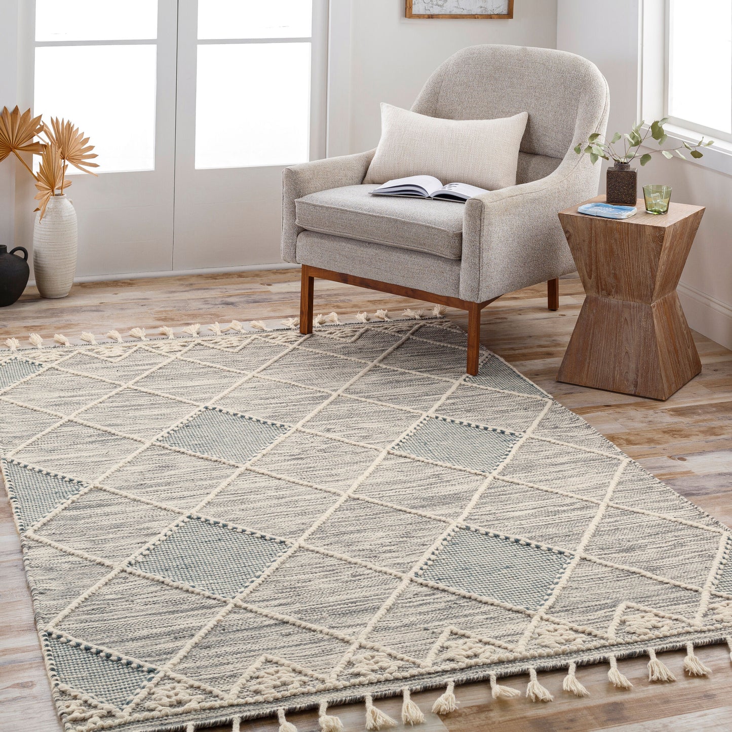 Norwood NWD-2307 2' x 3' Handmade Wool Accent Rug