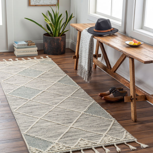 Norwood NWD-2307 8ft Runner Handmade Wool Runner Rug