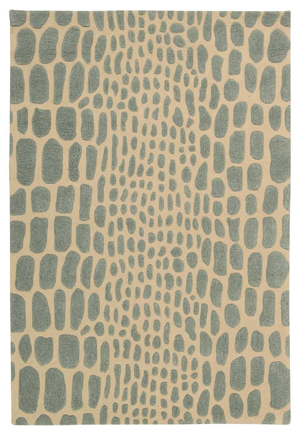 Michael Amini Zambiana MA403 Aqua Tufted Rug
