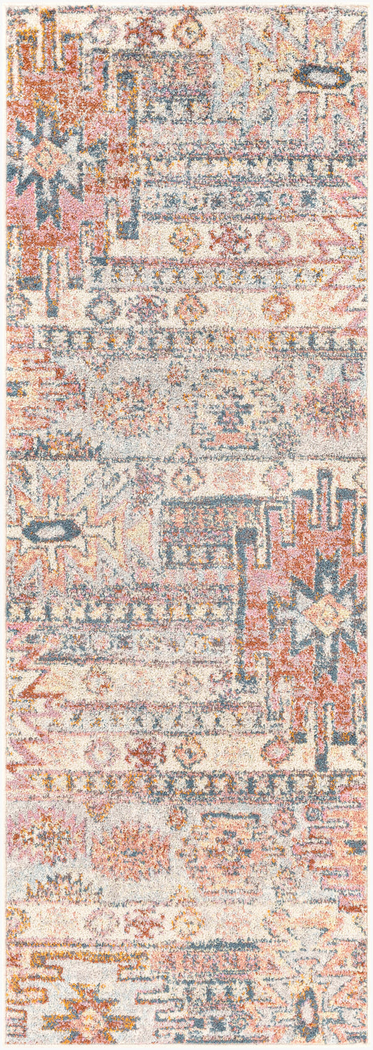 New Mexico NWM-2311 10ft Runner Machine Woven Runner Rug