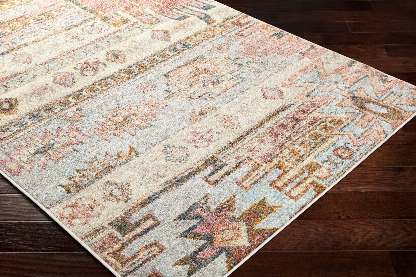 New Mexico NWM-2311 8ft Round Machine Woven Area Rug