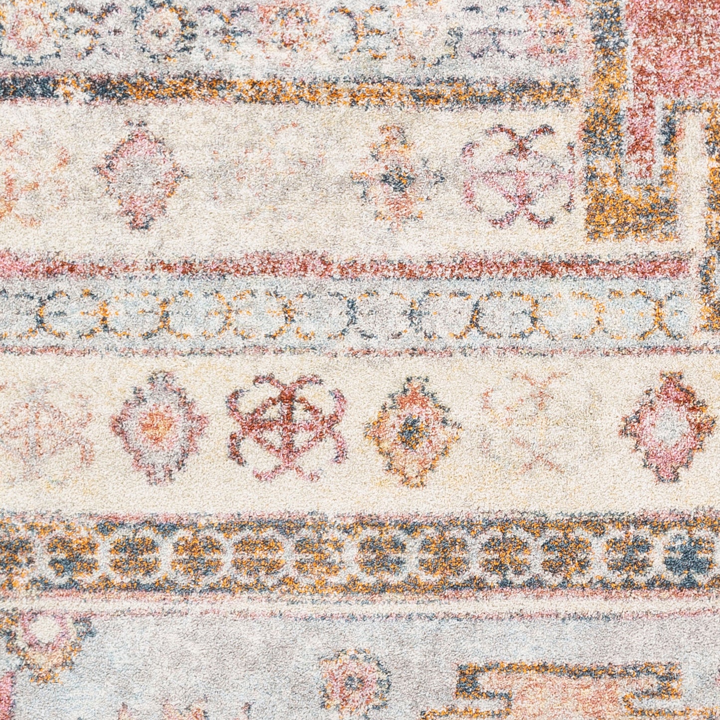 New Mexico NWM-2311 8ft Round Machine Woven Area Rug