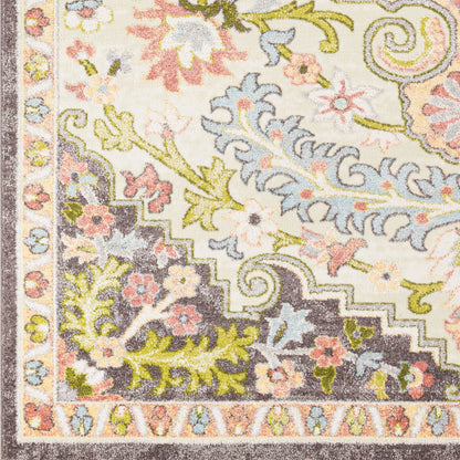 New Mexico NWM-2340 5ft Square Machine Woven Area Rug