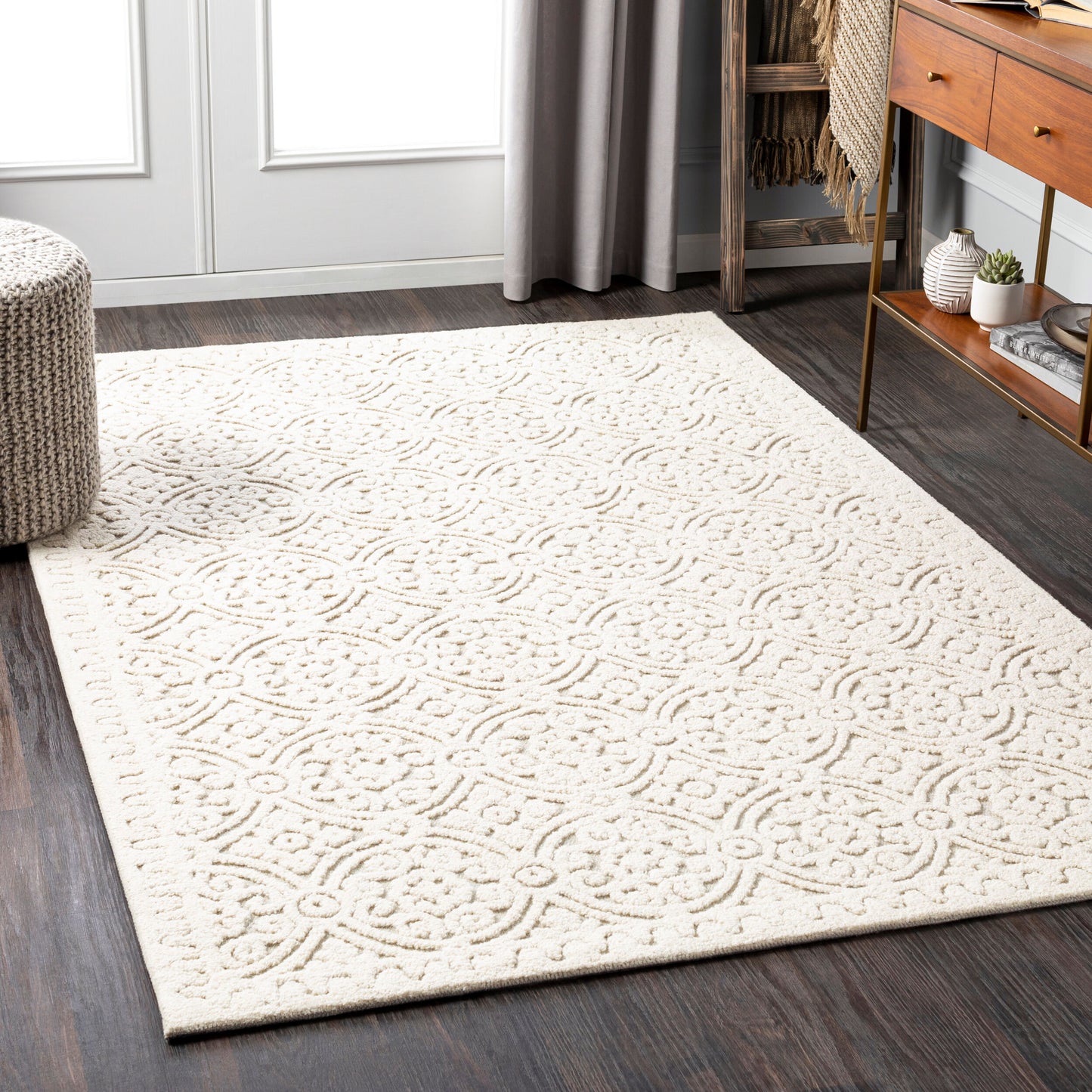 Oakland OAA-1008 2' x 3' Handmade Wool Accent Rug