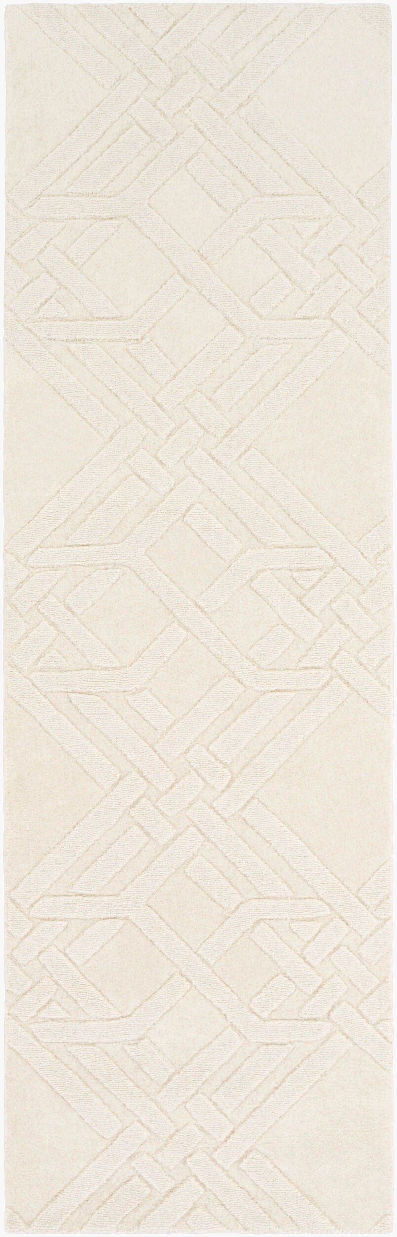 The Oakes OAK-6001 8ft Runner Handmade Wool Runner Rug