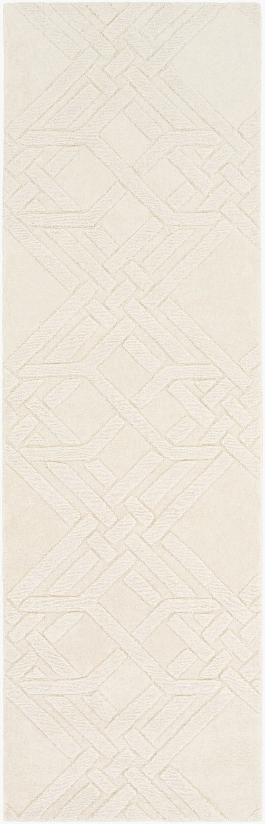 The Oakes OAK-6001 8ft Runner Handmade Wool Runner Rug