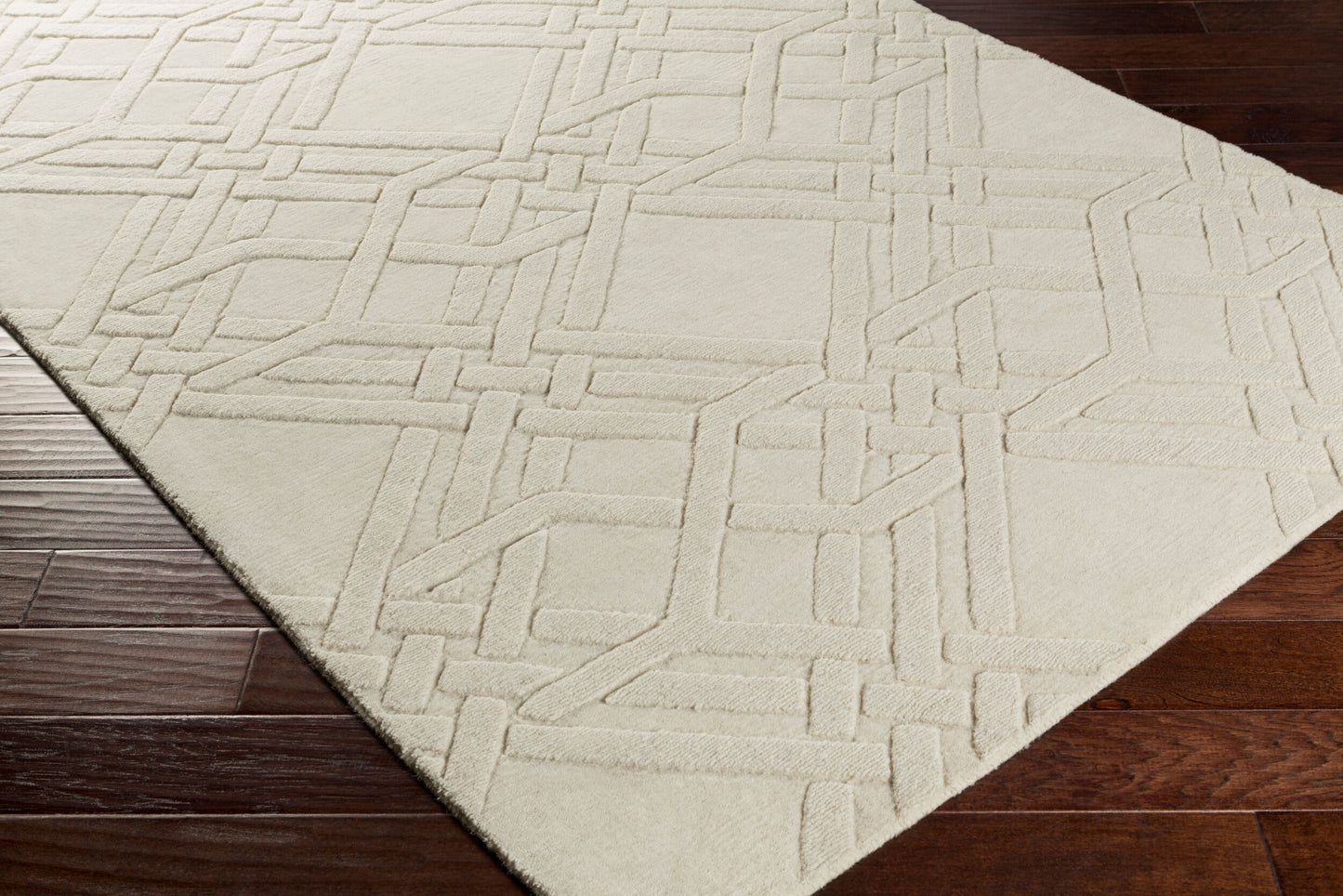 The Oakes OAK-6001 8ft Runner Handmade Wool Runner Rug