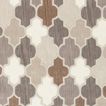 Oasis OAS-1088 8ft Round Handmade Wool Area Rug