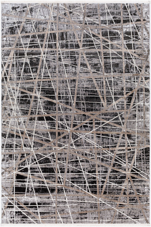 Alfombra tejida a máquina Obsession OBN-2300 de 1,52 m x 2,13 m