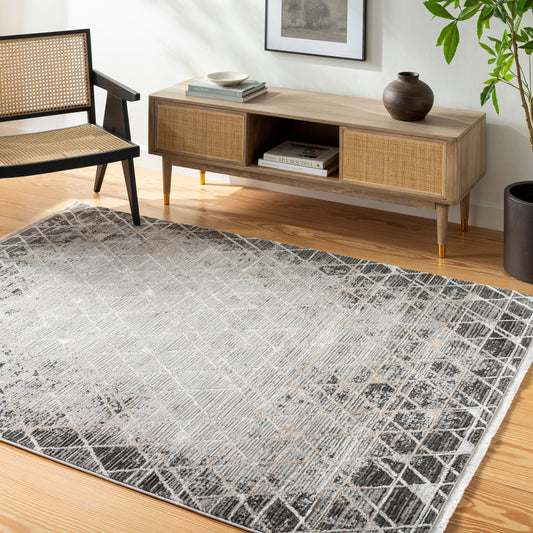 Alfombra tejida a máquina Obsession OBN-2301 de 8' x 10'