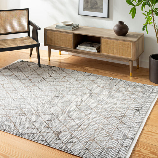 Alfombra tejida a máquina Obsession OBN-2302 de 1,83 m x 2,74 m