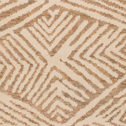 Alfombra decorativa de yute hecha a mano Orinocco OOC-1005 de 2' x 3'