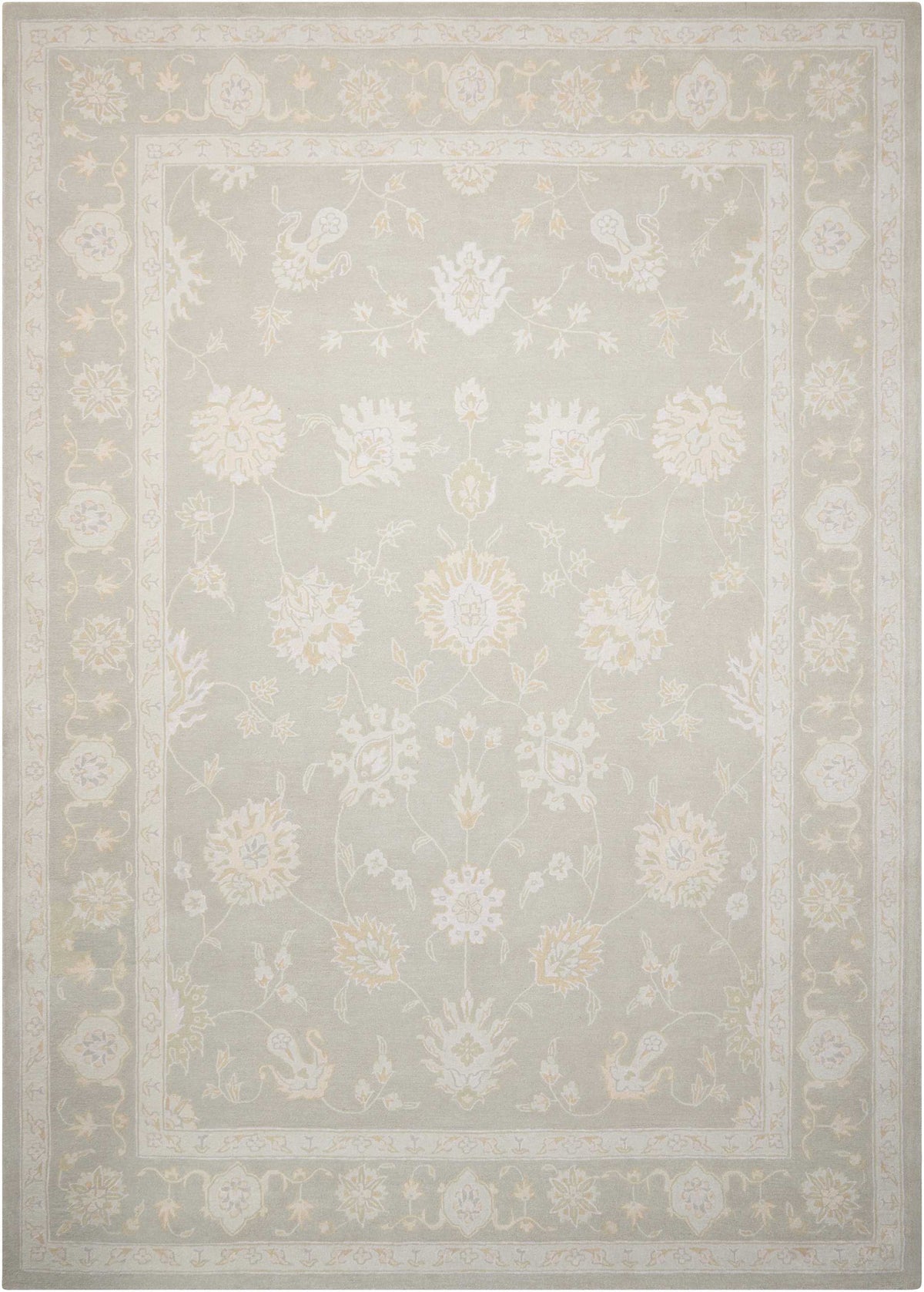 Zephyr ZEP02 Silver Tufted Rug