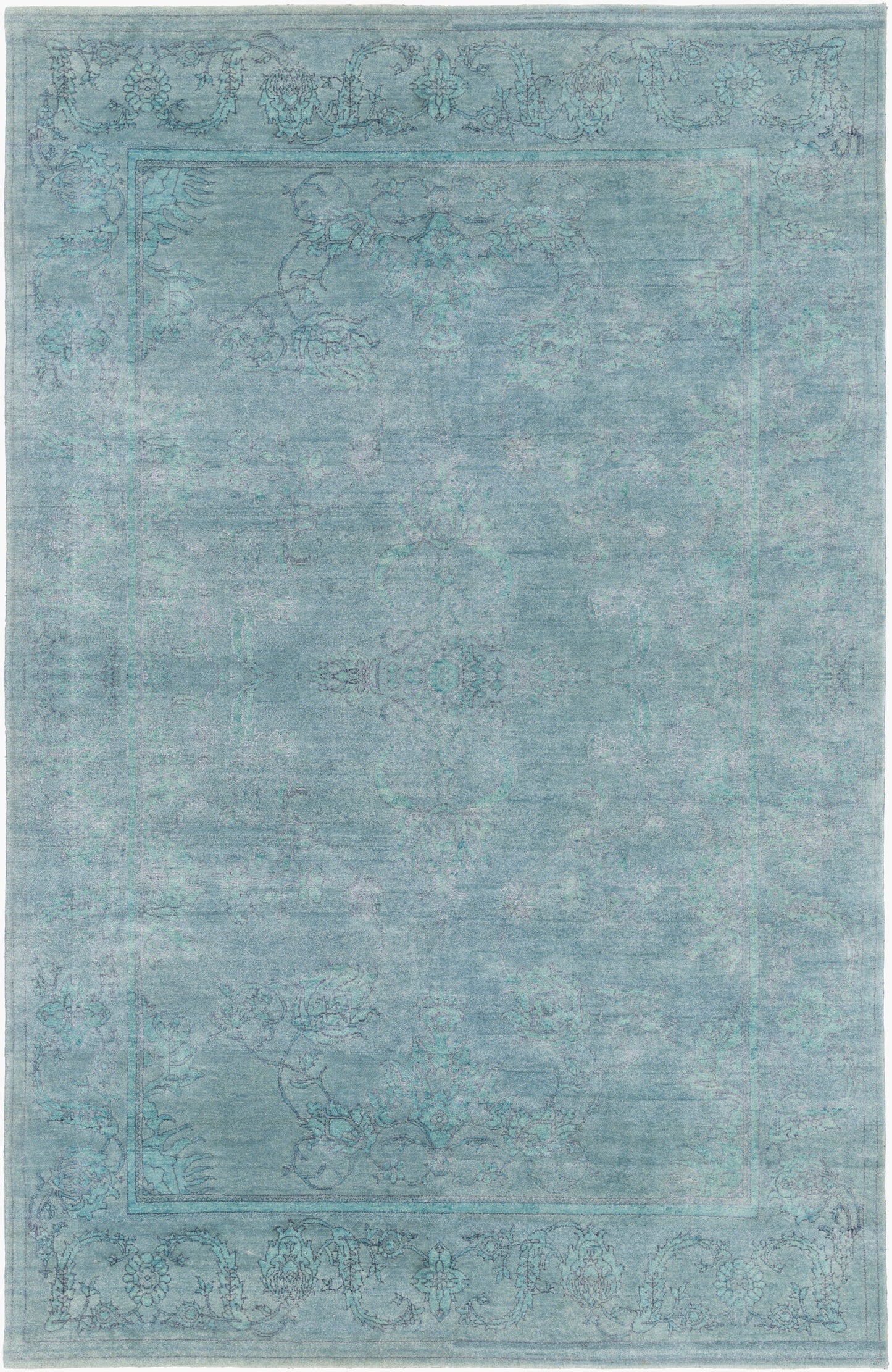 Opulenta alfombra de lana hecha a mano OPE-6003 de 1,2 m x 1,8 m
