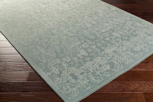 Alfombra de lana opulenta OPE-6005 de 1,2 m x 1,8 m, hecha a mano