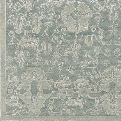 Alfombra de lana opulenta OPE-6005 de 1,2 m x 1,8 m, hecha a mano