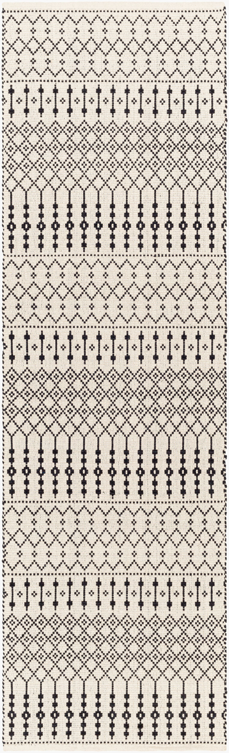 Osasuna OSA-2300 8ft Runner Handmade Runner Rug