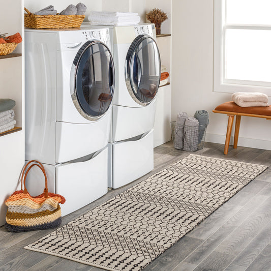 Osasuna OSA-2300 8ft Runner Handmade Runner Rug