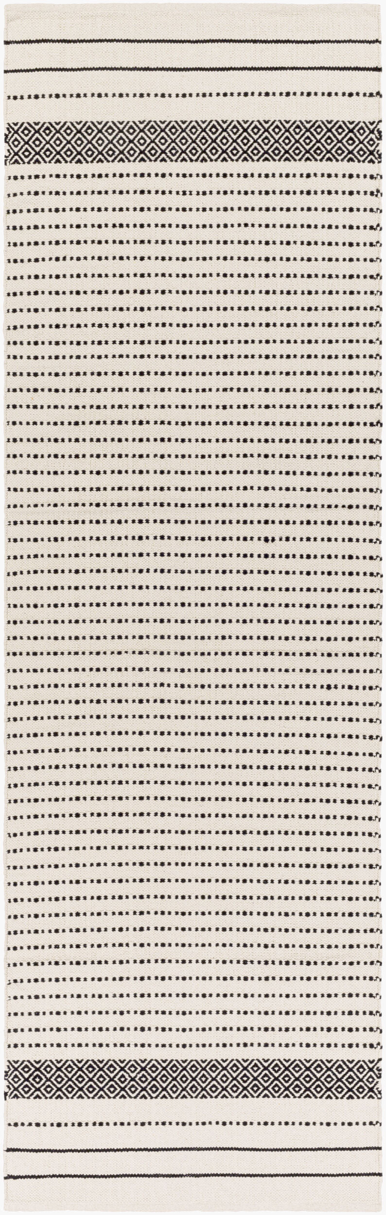 Osasuna OSA-2301 8ft Runner Handmade Runner Rug
