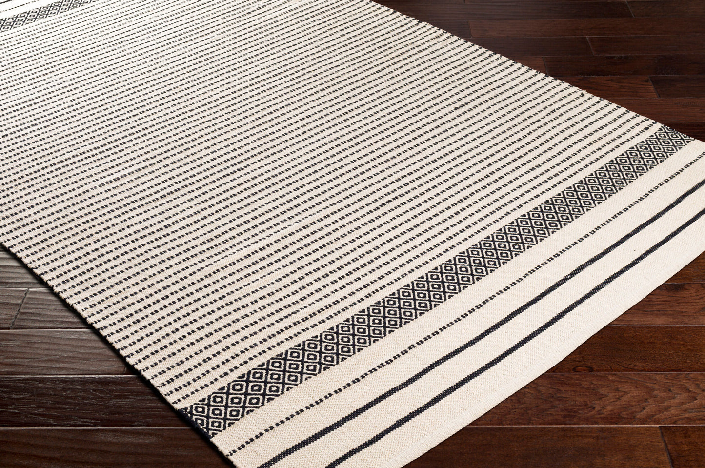 Osasuna OSA-2301 8ft Runner Handmade Runner Rug