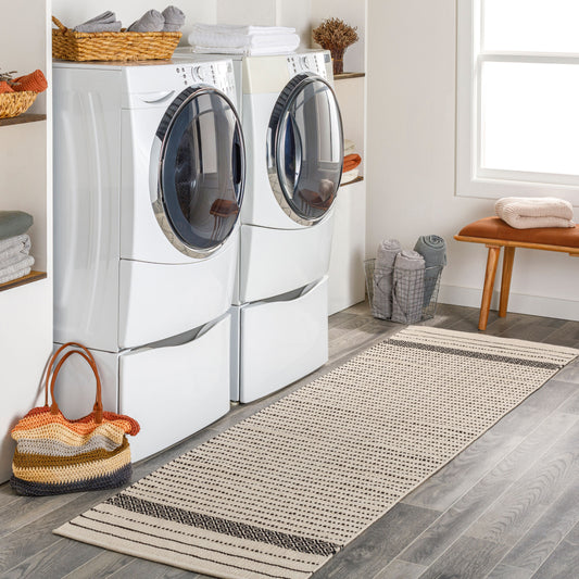 Osasuna OSA-2301 8ft Runner Handmade Runner Rug