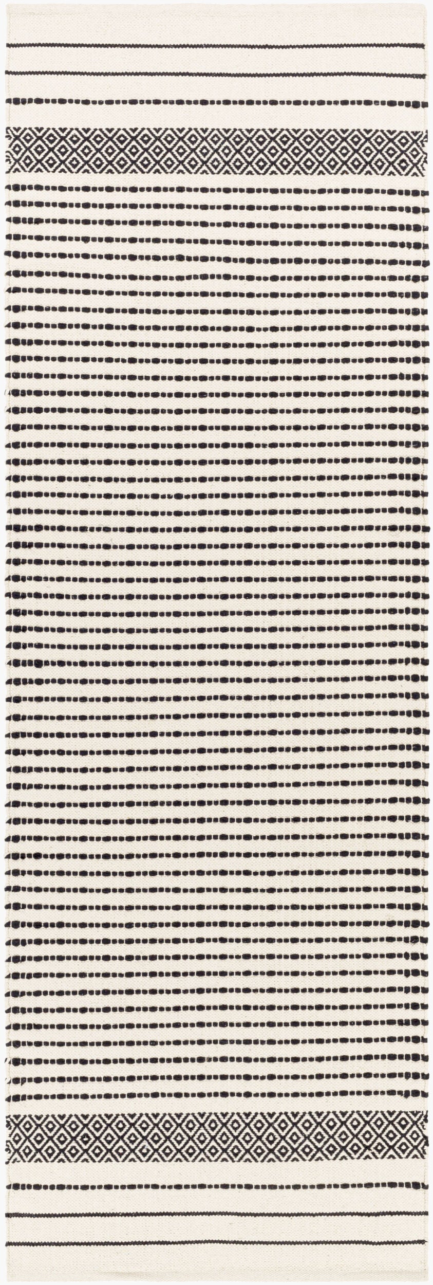 Osasuna OSA-2303 8ft Runner Handmade Runner Rug