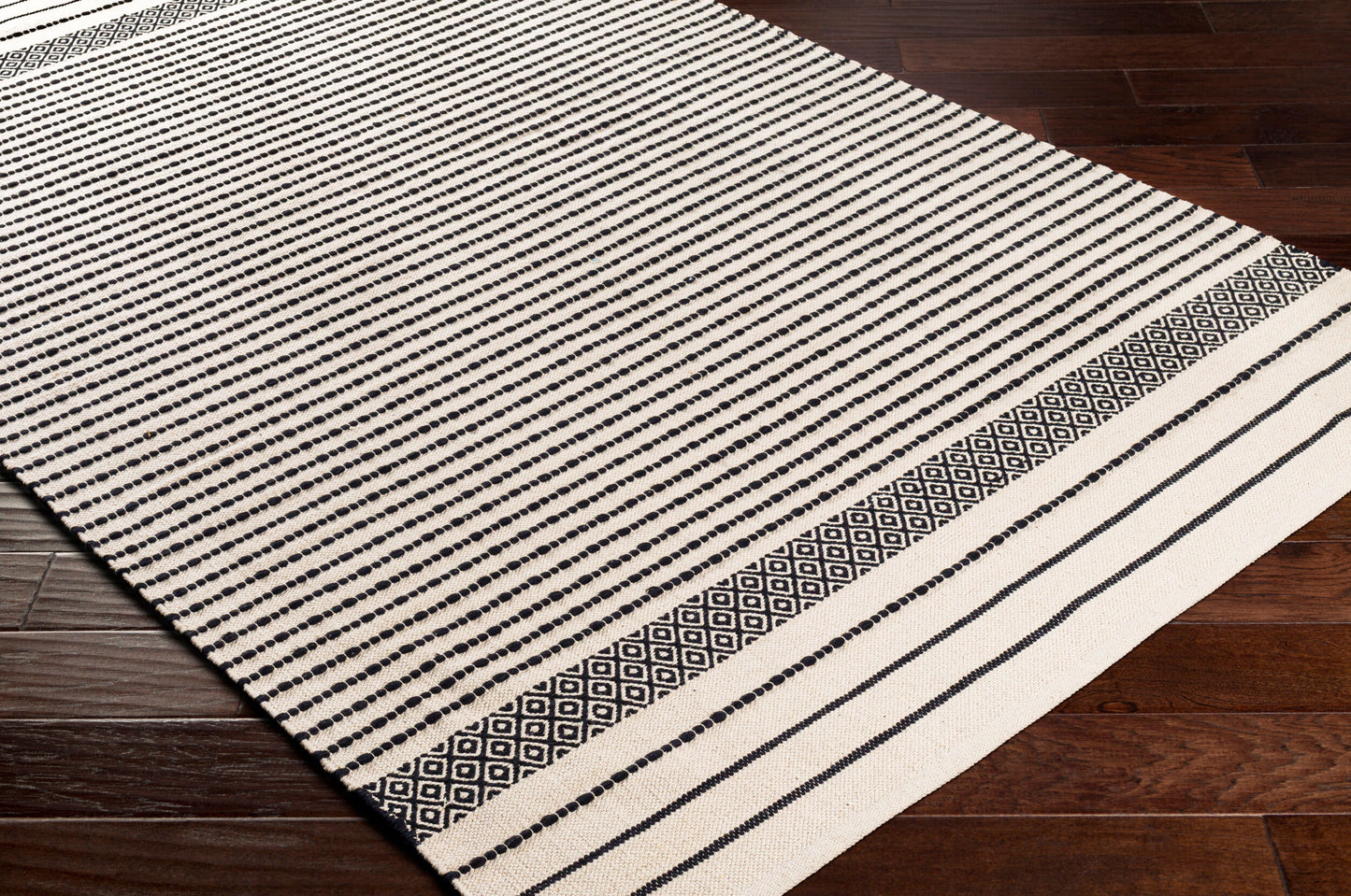 Osasuna OSA-2303 8ft Runner Handmade Runner Rug