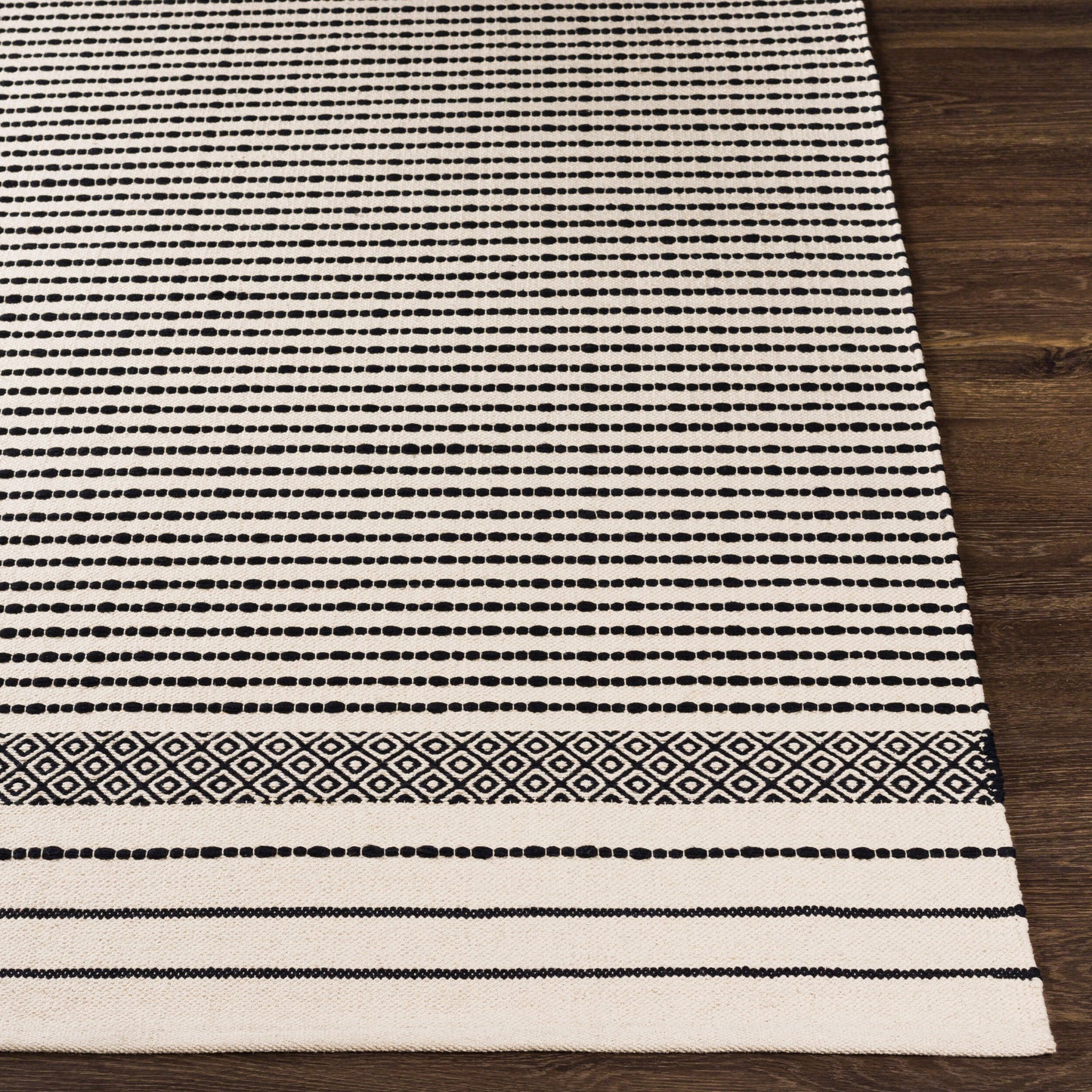 Osasuna OSA-2303 8ft Runner Handmade Runner Rug